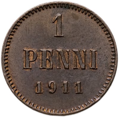 купить 1 пенни (penni) 1911 Российская Финляндия