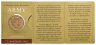 Купить Австралия 1 доллар (dollar) 2001 "100 лет армии" в буклете