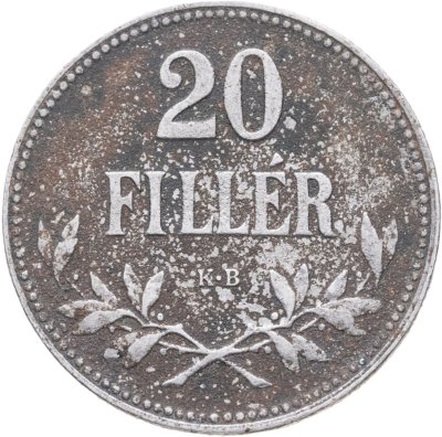 купить Венгрия 20 филлеров (filler) 1916
