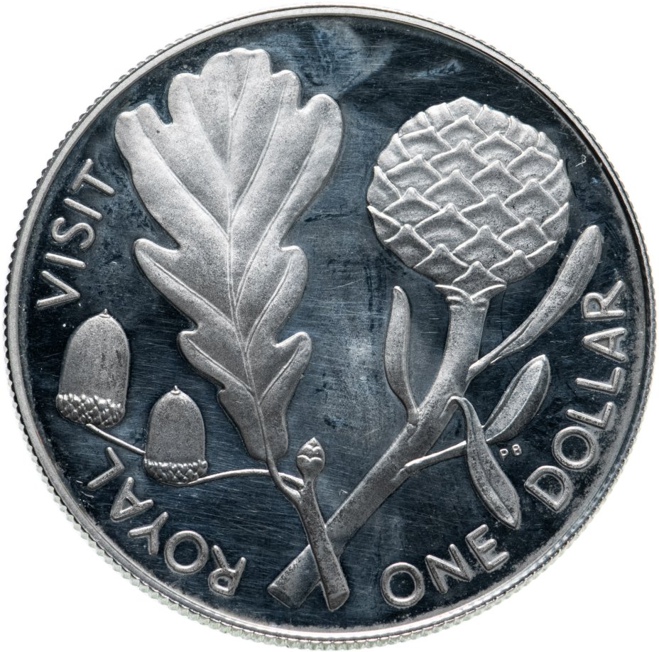 купить Новая Зеландия 1 доллар (dollar) 1981 "Королевский визит"