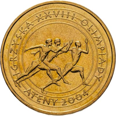 купить Польша 2 злотых 2004 "XXVIII летние Олимпийские Игры, Афины 2004"