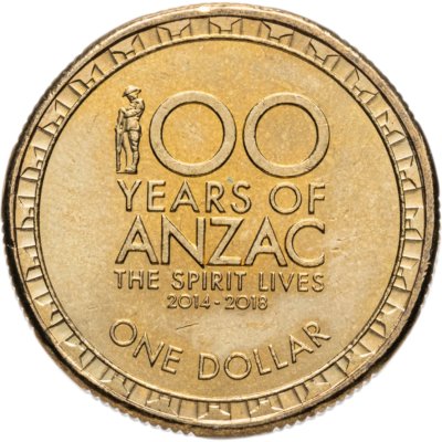 купить Австралия 1 доллар 2014 "100 лет АНЗАК"