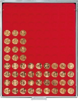 купить Бокс на 99 монет диаметром до 20 мм (Lindner, Германия)