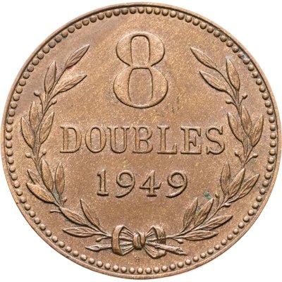 купить Гернси 8 дублей (doubles) 1949