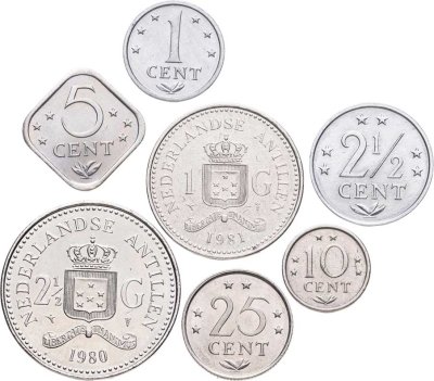 купить Нидерландские Антильские острова набор 1980-1981 (7 штук)