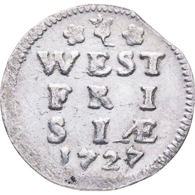 купить Голландская республика, Западная Фризия 2 стювера 1727