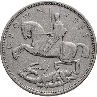 купить Великобритания 1 крона (crown) 1935 25 лет правления Короля Георга V
