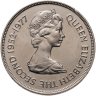 Купить Остров Святой Елены 25 пенсов (pence) 1977 "25-я годовщина вступления на престол королевы Елизаветы II (гигантская черепаха)"
