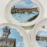 Купить Блюдца декоративные с изображением достопримечательностей Италии, фарфор, деколь, Италия, 2000-2015 гг.