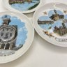 Купить Блюдца декоративные с изображением достопримечательностей Италии, фарфор, деколь, Италия, 2000-2015 гг.