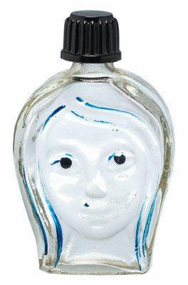 Купить Флакон для духов "Лицо девушки", стекло, СССР, 1960-1970 гг.