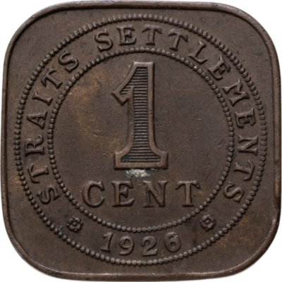 купить Стрейтс Сетлментс 1 цент (cent) 1926