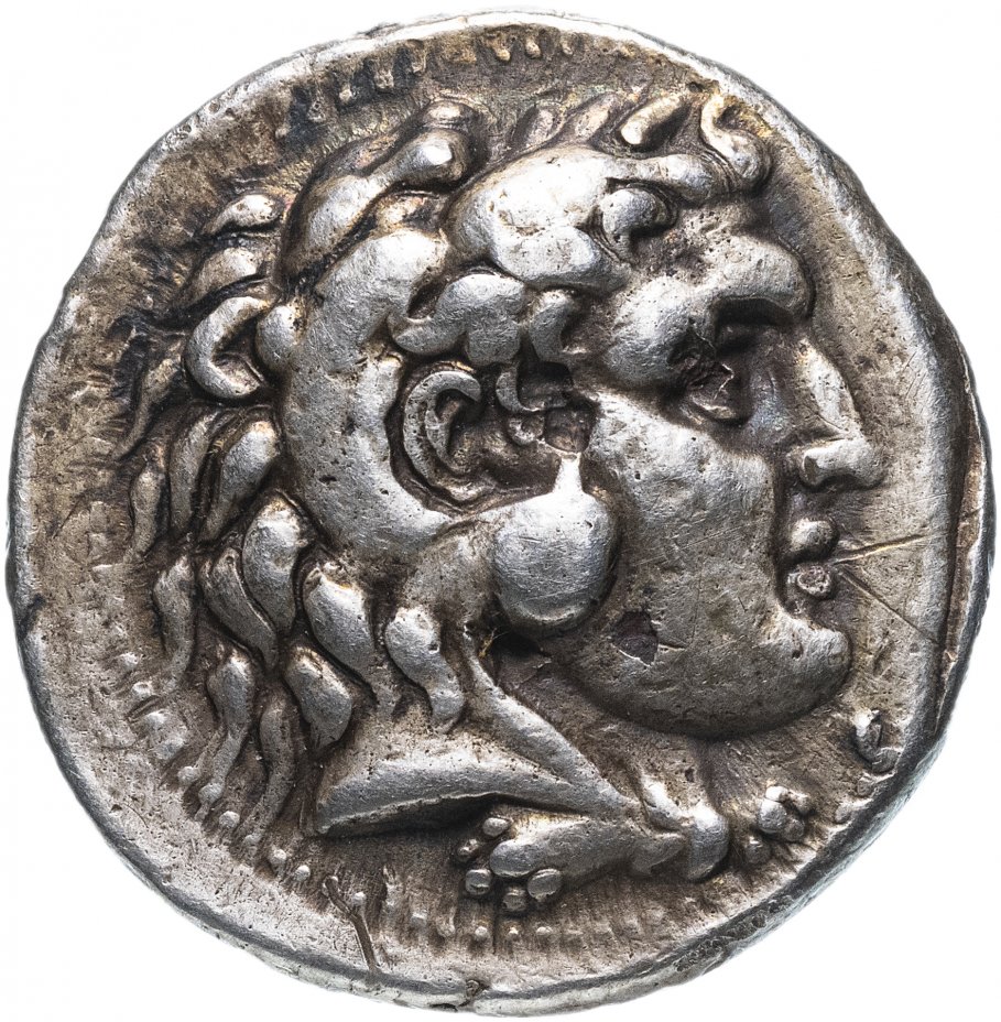 купить Македонское царство, Александр III Великий, 336-323 годы до Р.Х., тетрадрахма. (пучок молний)  Посмертный выпуск.