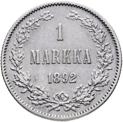 купить 1 марка 1892 L Российская Финляндия