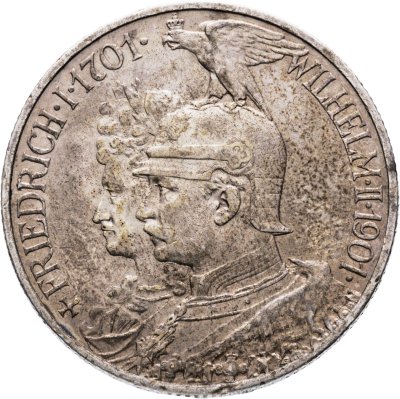 купить Германия (Империя) 2 марки (mark) 1901 "200 лет Пруссии"