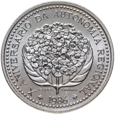 купить Португалия 100 эскудо (escudos) 1986 "10 лет автономии Азорских островов"