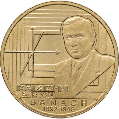 купить Польша 2 злотых 2012 [KM#Y.817] Стефан Банах, математик. 1892-1945