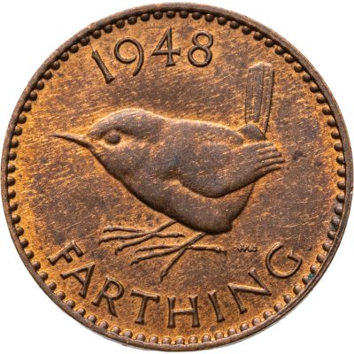 купить Великобритания 1 фартинг (farthing) 1948