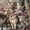 Купить Гобелен "Охота", ткань, 1950-1980 гг.