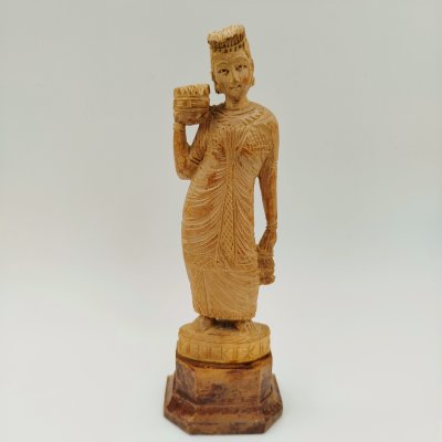 купить Статуэтка "Индианка", дерево, резьба, Индия, 1970-1990 гг.