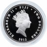 Купить Фиджи набор из 3 монет 2 доллара 2012 "Император Александр III" в подарочном футляре