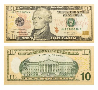Купить США 10 долларов 2009 (Pick 532)