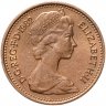 Купить Великобритания 1/2 пенни (penny) 1982, надпись "HALF PENNY"
