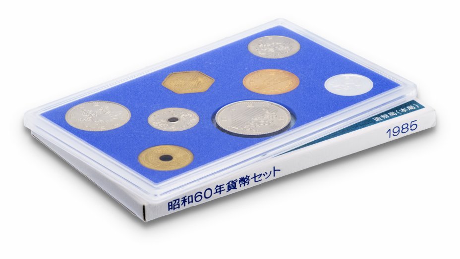 купить Япония Годовой набор монет 1985 (7 монет + жетон)