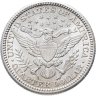 Купить США 25 центов (квотер, 1/4 доллара, quarter dollar) 1906 Barber Quarter в слабе Монетник. ру MS63