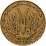 Купить Западная Африка (BCEAO) 5 франков (francs) 1989