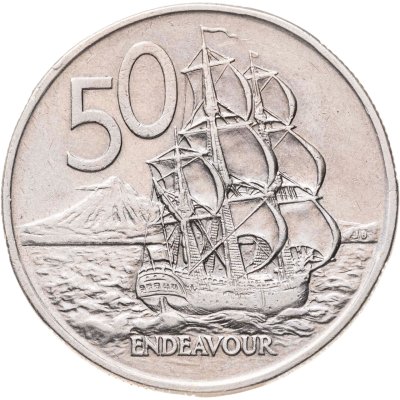 купить Новая Зеландия 50 центов (cents) 1972