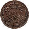 Купить Бельгия 1 сантим (centime) 1894  Надпись на голландском - 'DER BELGEN'