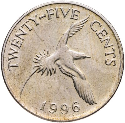 купить Бермуды 25 центов (cents) 1996