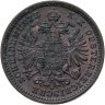 Купить Австрия 1 крейцер (kreuzer) 1885