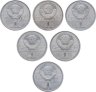 Купить Набор из 6 юбилейных монет 1 рубль 1977-1980 Олимпиада-80