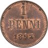 Купить 1 пенни 1893, монета для Финляндии
