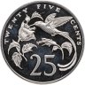 Купить Ямайка 25 центов (cents) 1976