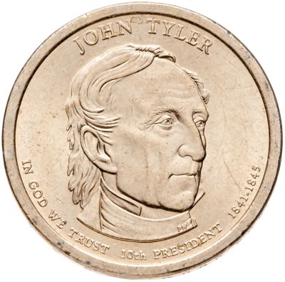 купить США 1 доллар 2009 D "10-й президент США - Джон Тайлер"