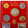 Купить Ватикан сувенирный набор из 4 монет + жетон 1975-2005 в буклете