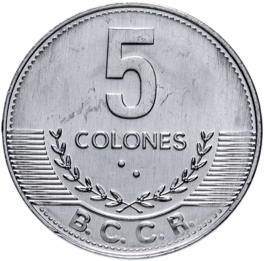 купить Коста Рика 5 колон (colones) 2016 год