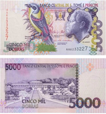 купить Сан-Томе и Принсипи 5000 добра 2013 (Pick 65d)