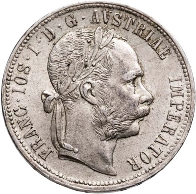 купить Австрия 1 флорин (florin) 1879 Франц-Иосиф