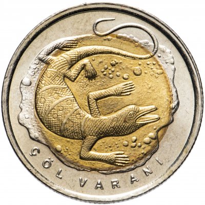 купить Турция 1 лира 2015 "Фауна Турции - Пустынный варан"