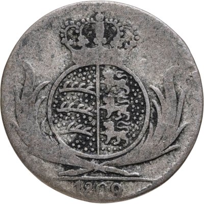 купить Германия, Вюртемберг 6 крейцеров 1809