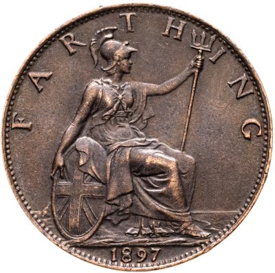 купить Великобритания 1 фартинг (farthing) 1897