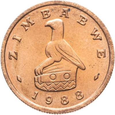 купить Зимбабве 1 цент (cent) 1988