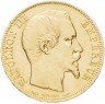Купить Франция 20 франков 1854