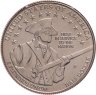Купить США 50 центов (1/2 доллара, half dollar) 2011 Армия США, знак монетного двора: "D" - Денвер, в буклете с маркой