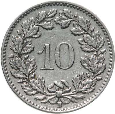 купить Швейцария 10 раппенов (rappen) 1932-2004