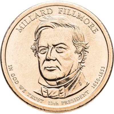 купить США 1 доллар 2010 P "13-й президент США - Миллард Филлмор"